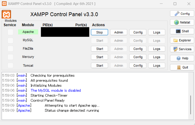 XAMPP-Apache